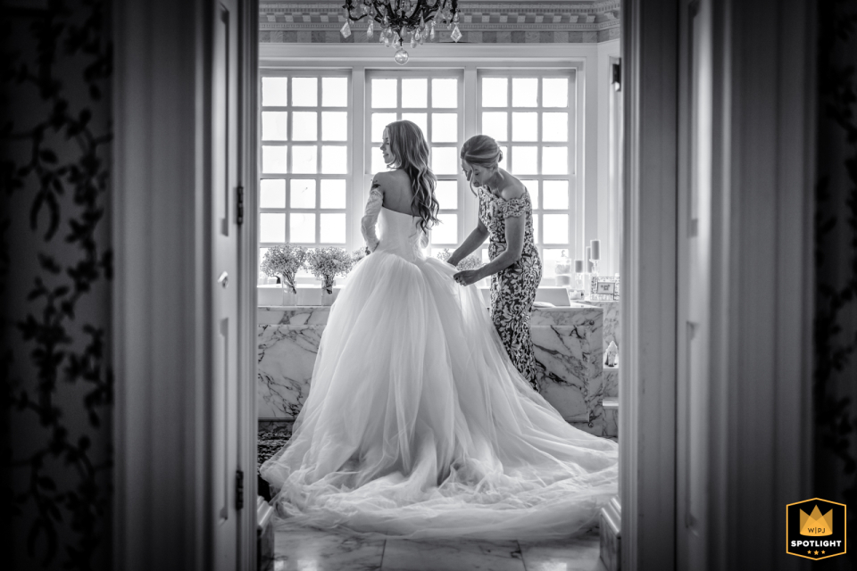 Brittany Diliberto, de Virginia, es fotógrafa de bodas para